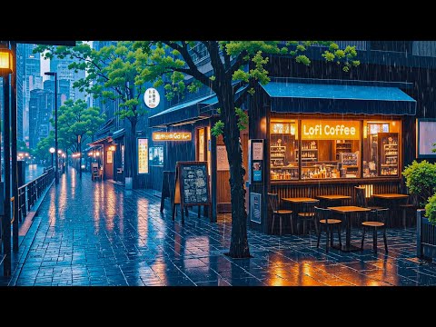 Coffee Shop in Osaka 🌸 Rainy Lofi Vibe ☔ Hip Hop Chill Songs to Study/Relax/Calm || Lofi Coffee ☕