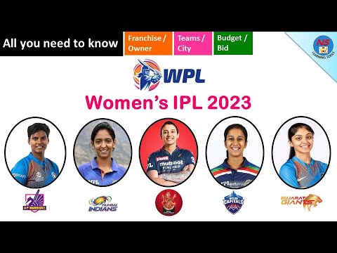 Women's Premier League | Inaugural Women's Premier League 2023 Teams Name, Price & Owners | #WPL IPL