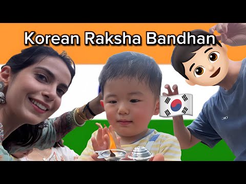 🇰🇷My FIRST RAKHI in KOREA 🩷| celebrating Raksha Bandhan ✨