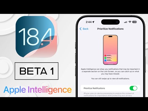 iOS 18.4 Beta 1- Priority Notifications and Sketch Styles Are HERE