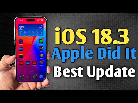 iOS 18.3 - Apple Did It