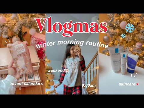 VLOGMAS 2023 / winter morning routine❄