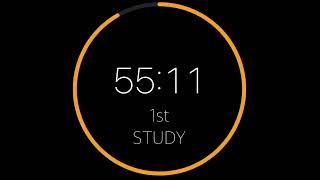 📚 [10Hours] 60/10 x10 뽀모도로 타이머 with 장작소리,알람 / pomodoro study real time / fire sound timer/alarm