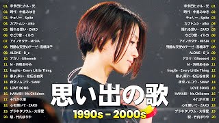 懐かしの j-pop 90年代 2000年代🌸40代から50代が聴きたい懐メロ30選🍒宇多田ヒカル, 中島みゆき, スピッツ, aiko, ZARD