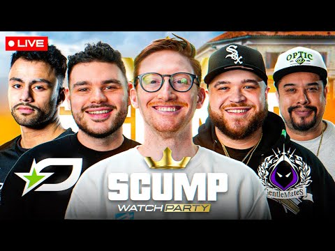 🔴LIVE - SCUMP WATCH PARTY!! OpTic TEXAS VS GENTLEMATES | CDL Major 1 Week