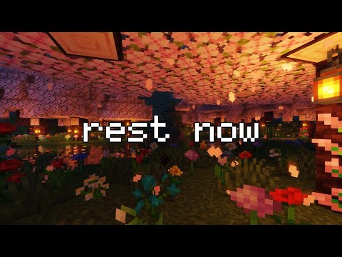 you did well today, rest now...(minecraft music with rain)