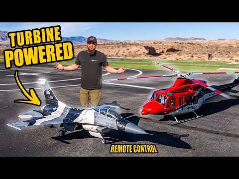 I Found Giant Turbine Powered RC Aircraft Capable of 300mph!