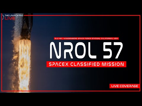 REPLAY! SpaceX Classified NROL-57 aboard Falcon 9 from Vandenberg in California