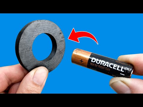 How to Charge any Battery for free With SALT and a MAGNET in a Couple of Minutes! Great Method