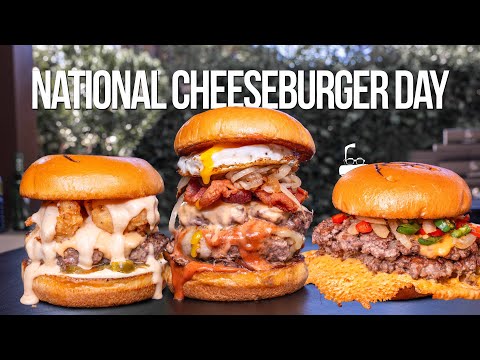 CELEBRATING NATIONAL CHEESEBURGER DAY IN THE BEST WAY POSSIBLE! | SAM THE COOKING GUY