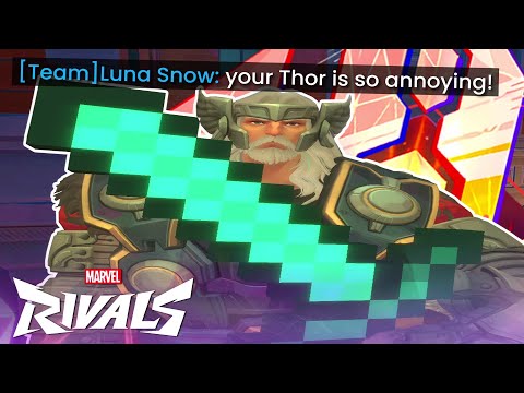 Rank #1 THOR Dominates PRO Players with THOR ! | Marvel Rivals Top 500 Gameplay