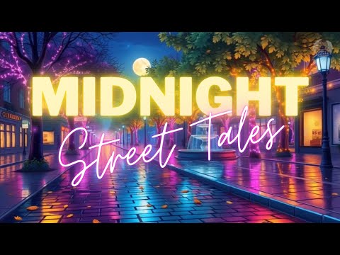 lofi music AI | 🌃✨Midnight Street Tales🎧🌙