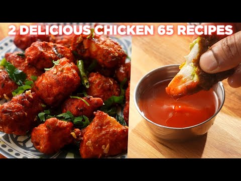 2 Yummy Chicken 65 Recipes | Green Chicken 65