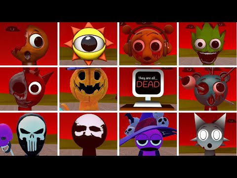 I MADE WITH ALL NEW HORROR SPRUNKI SONG In Garry's Mod ( HAPPY HALLOWEEN )