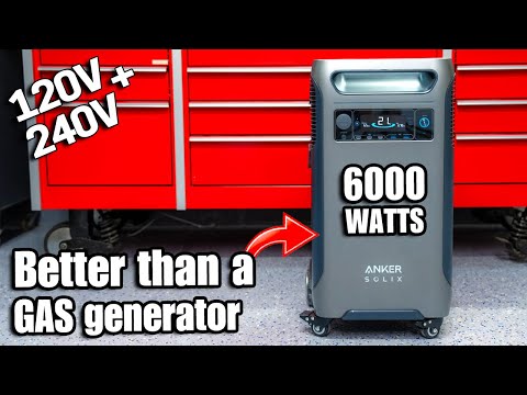 Better than GAS Generator? First 240V Battery Backup - Anker SOLIX F3800