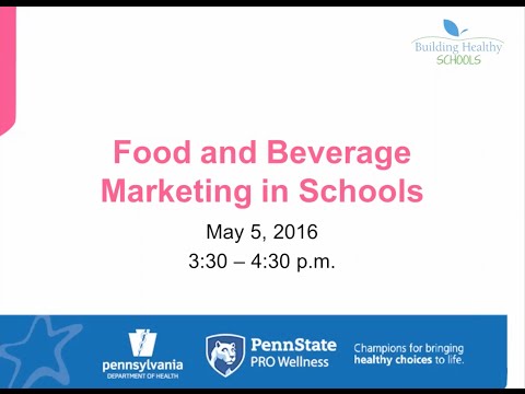 Food and Beverage Marketing in Schools