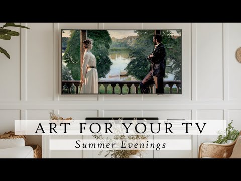 Summer Evenings Paintings Art For Your TV | Vintage Art Slideshow For Your TV | 4K | 3.5 Hours