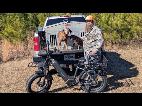 Training & Hunting Squirrel With Dogs on Public Lands, Using The MagiCycle Ebike!! (Peanut & Soobie)