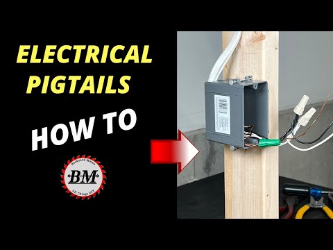 How to make an electrical pigtail #shorts