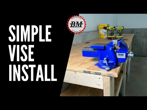 Harbor Freight Vise Installation for Beginners | Quick and Easy