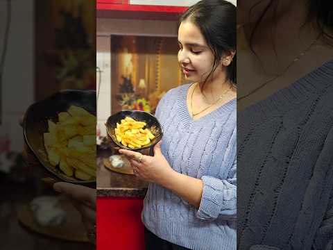 Masala Potato Wedges Recipe | Perfect New Year Party Snack | #youtubeshorts #happynewyear #viral