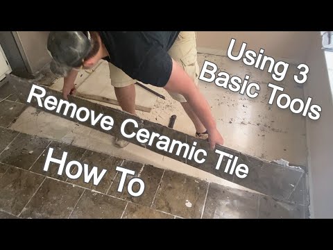 DIY Kitchen Floor Tile Removal