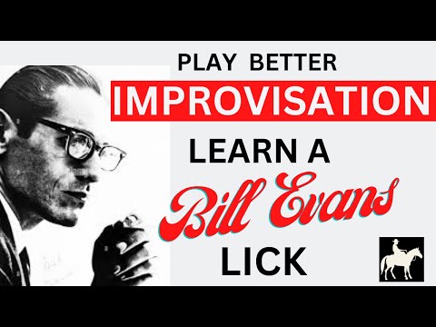 AMAZING BILL EVANS LICK- to improve your improvisation- A Tutorial