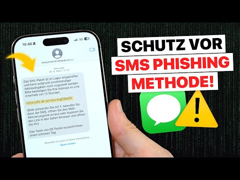 NEUE iMessage/SMS Phishing-Methode (Social-Engineering) ⚠️ - JETZT schützen! | Nils-Hendrik Welk