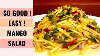 EASY & TASTY! Sweet And Spicy Mango Salad Recipe 👍 | Aunty Mary Cooks 💕