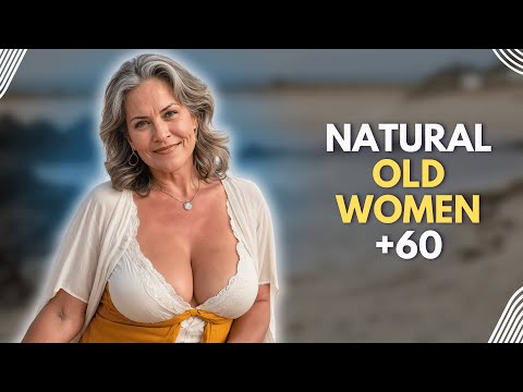 Natural Old Women Over 50 Elegantly Dressed and Radiating Beauty Part-61