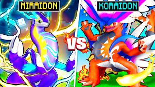 MIRAIDON Vs KORAIDON in Minecraft PIXELMON!