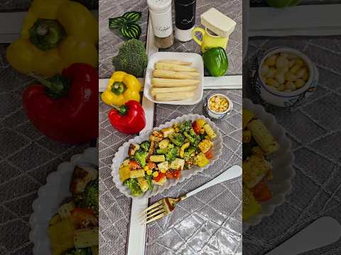 Sautéed Vegetable | Stir Fry Veggies | Weight Loss Salad #youtubeshorts #shorts #weightlossrecipe