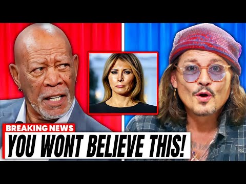 Jonny Depp & Morgan Freeman DESTROY Trump & Melania On LIVE TV