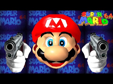 Shotgun Mario 64 - Full Game Walkthrough