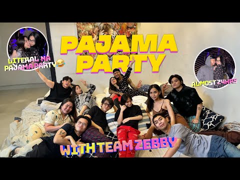 24HOURS PAJAMA PARTY W/ TEAM ZEBBY | ZEINAB HARAKE