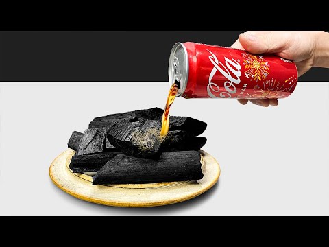 Just Mix Coca Cola with Charcoal 😱 You Will not Believe the Incredible Result