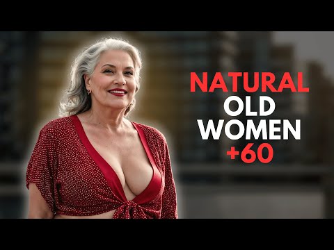 Natural Old Women Over 50 Elegantly Dressed and Radiating Beauty Part-34