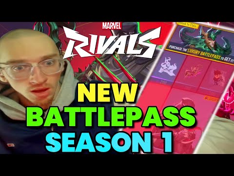 BRAND NEW THOR SKIN?! MARVEL RIVALS SEASON 1 BATTLE PASS REVEALED