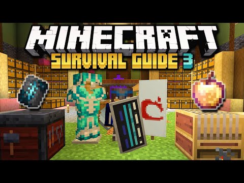 All Armor Trims, Banners & Custom Shields! ▫ Minecraft Survival Guide S3 ▫ Tutorial Let's Play Ep.70