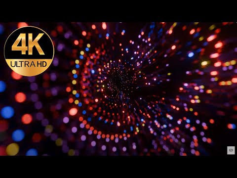 10 hours LED Light Waves Looped 4k Animation Flashing Relaxing Abstract background Video loop