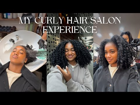 Hair vlog | My Curly Hair Salon Experience! GRWM, Full Washing, Conditioning, and Styling Process