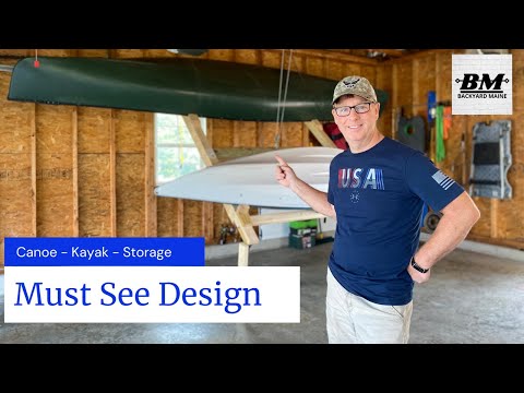 DIY Canoe Kayak Storage System | Best Design