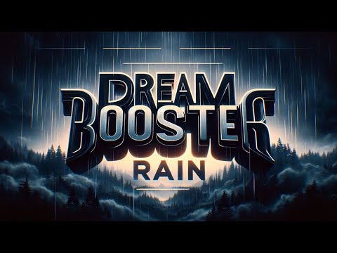 Lucid Dreaming Music "The Dream Booster REMASTERED" With RAIN And DARK SCREEN for Sleep"