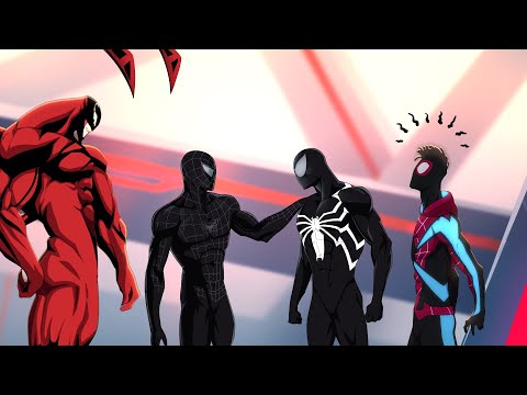 Bully maguire and Carnage and Venom Reacts to Miles and Bully Lowenthal  suits.