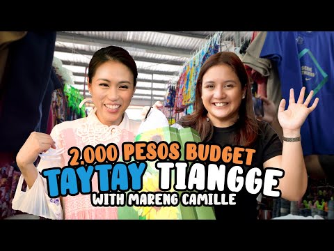 2,000 Pesos Budget In Taytay Tiangge With Mareng Camille | Toni Gonzaga