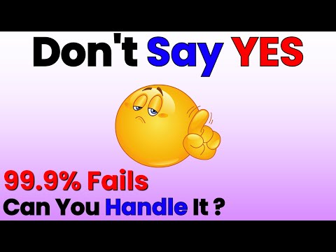 Can't Say Yes Challenge | Toughest Challenge Ever 🚫🤣