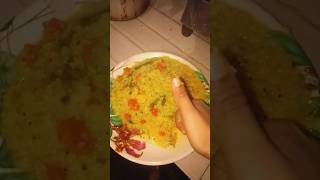 bachelor khichdi recipe 💕 #food #recipe #foodie #cooking #shortsvideo #easyrecipe