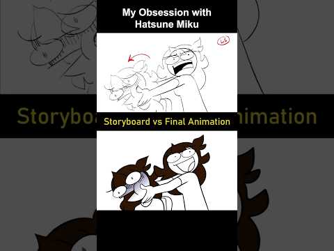 Storyboard vs Animation: Hatsune Miku (shot 4)