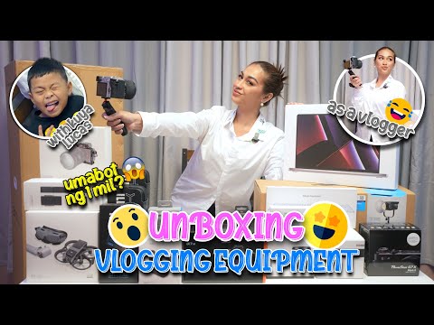 UNBOXING VLOGGING EQUIPMENT (UMABOT NG 1M? 💸🤯) | ZEINAB HARAKE