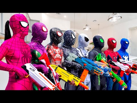 What If 8 SPIDER-MAN in 1 HOUSE ??? || Hey All SuperHero , Just Kidding ( Comedy Video ) - Life Hero